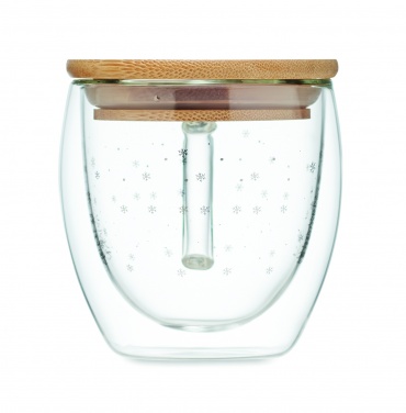 Logotrade reklaamtoote foto: Kaheseinaline borosilikaatkruus