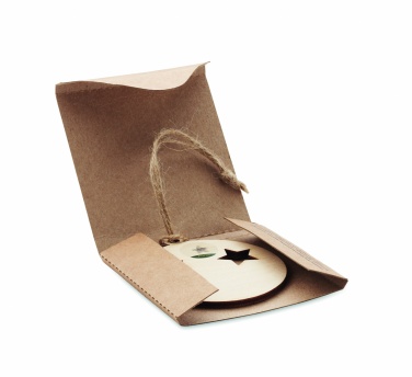 Logo trade firmakingid foto: Puidust jõulukuulike kuuseseemnetega