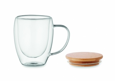 Logo trade reklaamkingituse pilt: Kaheseinaline borosilikaatkruus