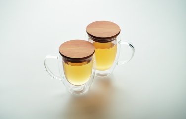 Logotrade reklaamtoote foto: Kaheseinaline borosilikaatkruus