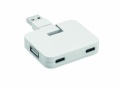 4-pordiline USB-jaotur, Valge