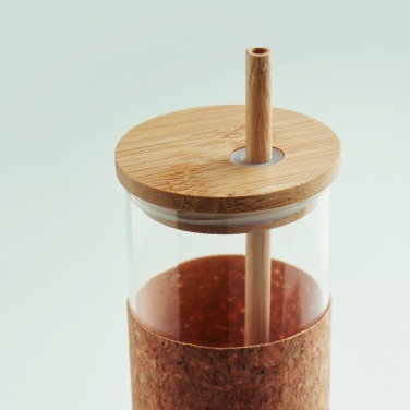 Logotrade firmakingitused pilt: Korgist ümbrise ja bambusest kaanega joogitops, 450 ml