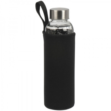 Logo trade reklaamkingitused foto: Klaaspudel Klagenfurt roostevabast terasest korgiga 500 ml