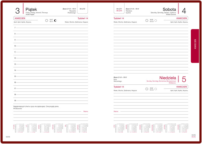 Logo trade firmakingituse pilt: Kalender 640016