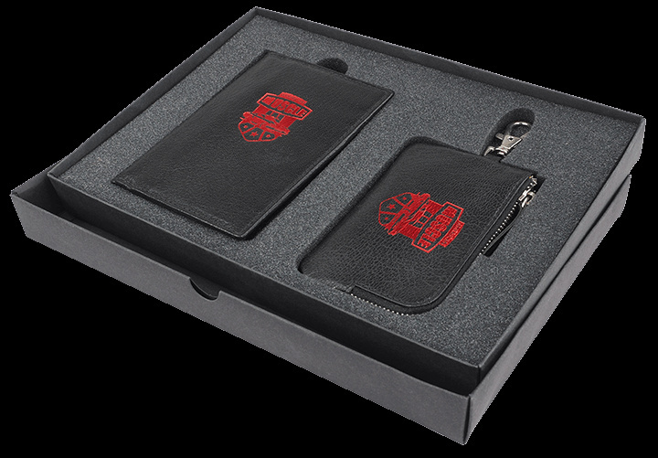 Logotrade ärikingituse foto: Kinkekomplekt RFID kaardihoidjaga 531052