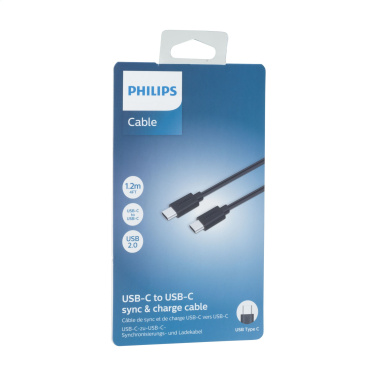 Logo trade reklaamtoote pilt: Philipsi kaabel USB-C-st USB-C-sse