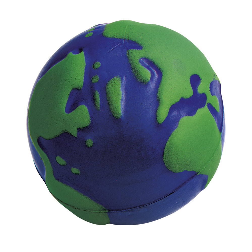 Logotrade meened pilt: StressGlobe Ø 6,5 cm stressipall