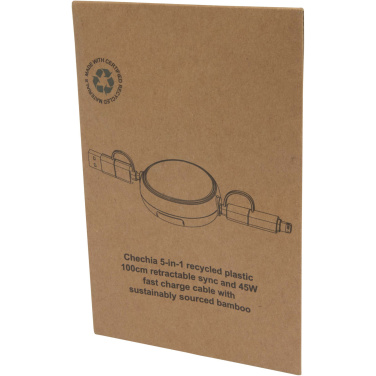 Logo trade meene pilt: Chechia viis-ühes taaskasutatud plastist kiirlaadimiskaabel