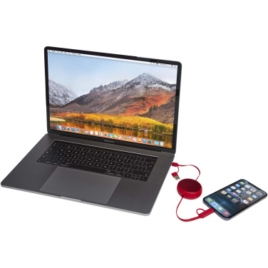 Logo trade reklaamtoote pilt: Punane Alasia 5-in-1 laadimisjuhe