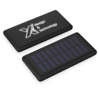 Logotrade meened pilt: SCX.design P30 8000 mAh valgustusega päikesepatareiga akupank