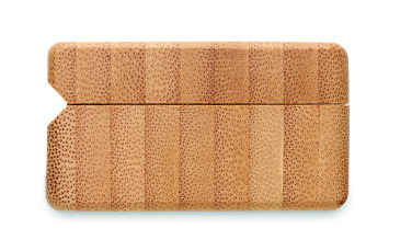 Logo trade reklaamtooted foto: OREBAM TWS kõrvaklapid bambusest ümbrises