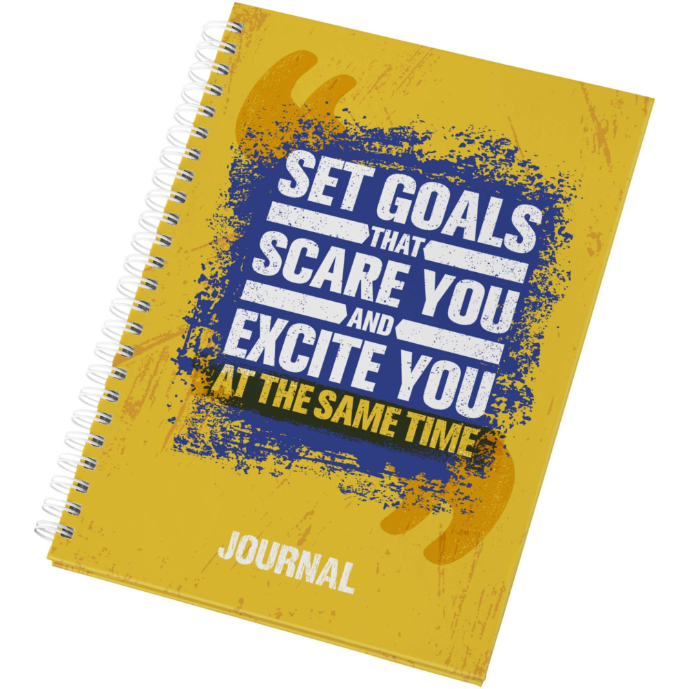 Logo trade ärikingitused foto: Desk-Mate® A5 kõvakaaneline päevik