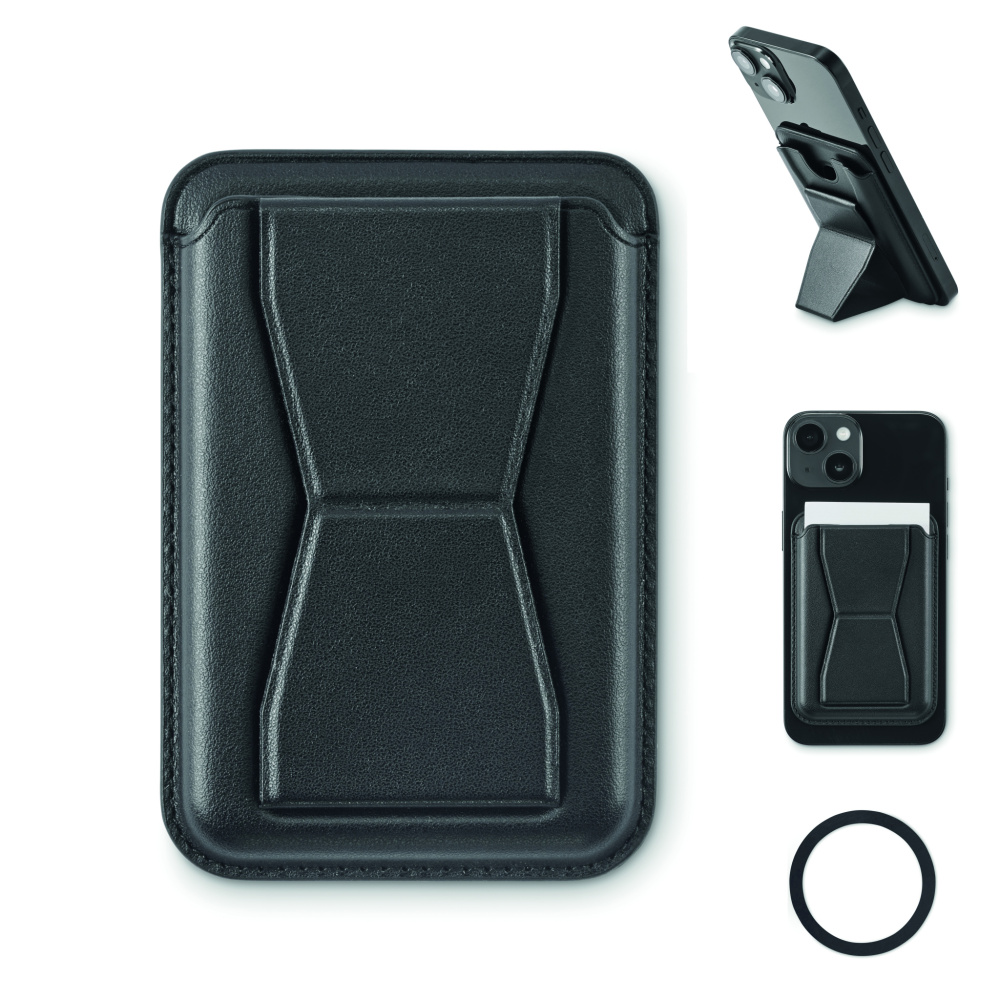 Logotrade firmakingitused pilt: LEAMAG magnetiline PU kaardihoidja