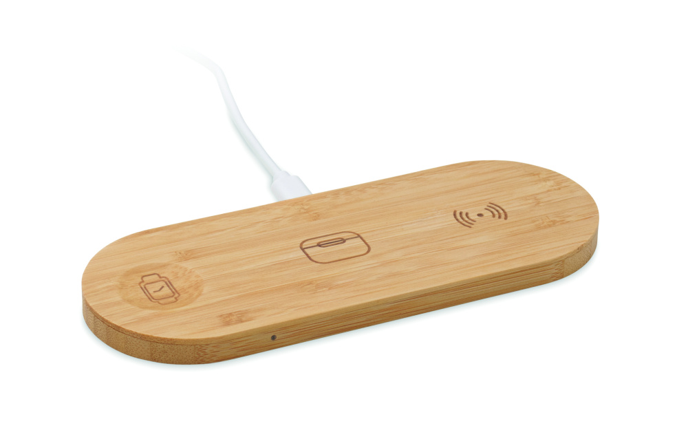 Logo trade reklaamkingituse pilt: 3-ühes 15W juhtmevaba laadija RECPAD