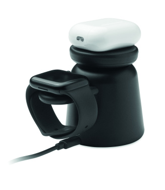 Logotrade reklaamkingid pilt: 3-ühes juhtmevaba laadija 15W SIMPA