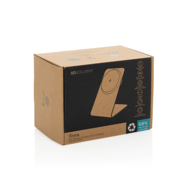 Logo trade reklaamkingituse pilt: Terra alumiiniumist 15W magnetiline juhtmevaba laadimise telefonialus