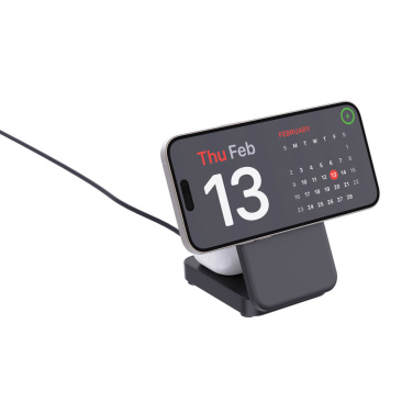 Logo trade ärikingituse pilt: Urban Vitamin Arcadia RCS plastikust 15W 3in1 magnetiline laadija