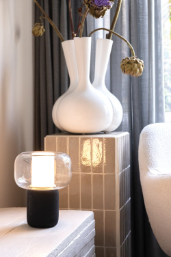 Logotrade reklaamtoote foto: Lux RCS taaskasutatud plastist 10W kõlar-lamp