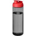 H2O Active® Eco Vibe 850 ml keeratava kaanega spordipudel, Süsihall / punane