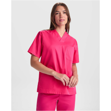 Logotrade reklaamkingid pilt: Panacea 160 g/m2 unisex lühikeste varrukatega teenistuspluus