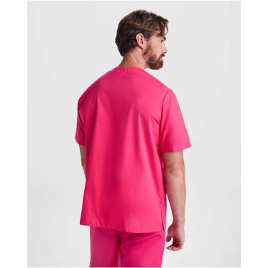 Logotrade reklaamtoote foto: Panacea 160 g/m2 unisex lühikeste varrukatega teenistuspluus