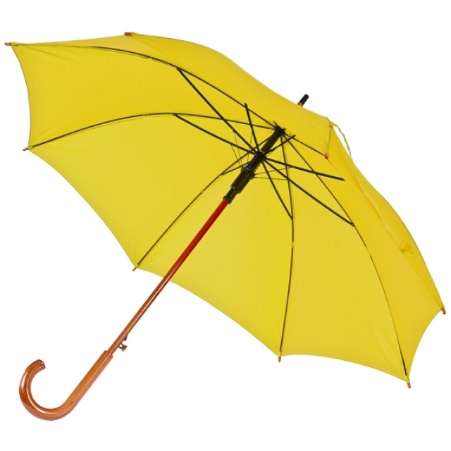 Logo trade mainoslahjat tuotekuva: Automaattinen sateenvarjo Nancy, keltainen