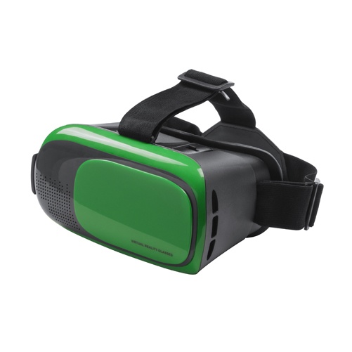 Logo trade mainoslahja kuva: Virtuaalreaalsuse prillid, rohelised