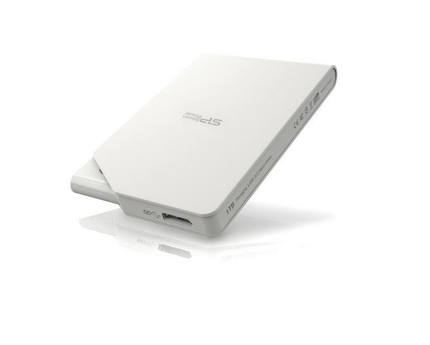 Logotrade liikelahjat kuva: Kannettava SSD Silicon Power Stream S03 1 TB, valkoinen
