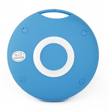 Logotrade mainoslahja tuotekuva: Silikoonist mini-Bluetooth-kõlar, sinine