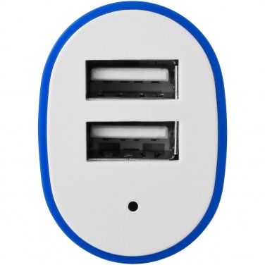 Logotrade liikelahjat kuva: Pole dual -autolaturi, sininen