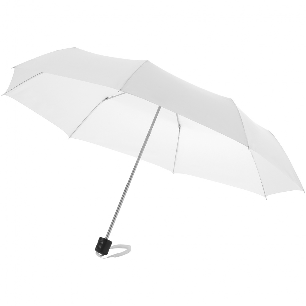 Logotrade mainoslahja ja liikelahja kuva: 21,5" Ida 3-osainen sateenvarjo, valkoinen