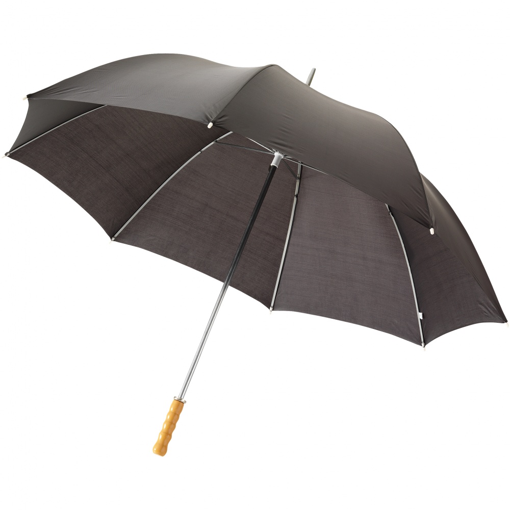 Logotrade liikelahjat kuva: 30" Karl golf sateenvarjo, musta