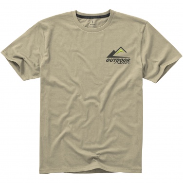 Logotrade mainoslahja tuotekuva: Nanaimo T-paita, lyhythihainen, beige