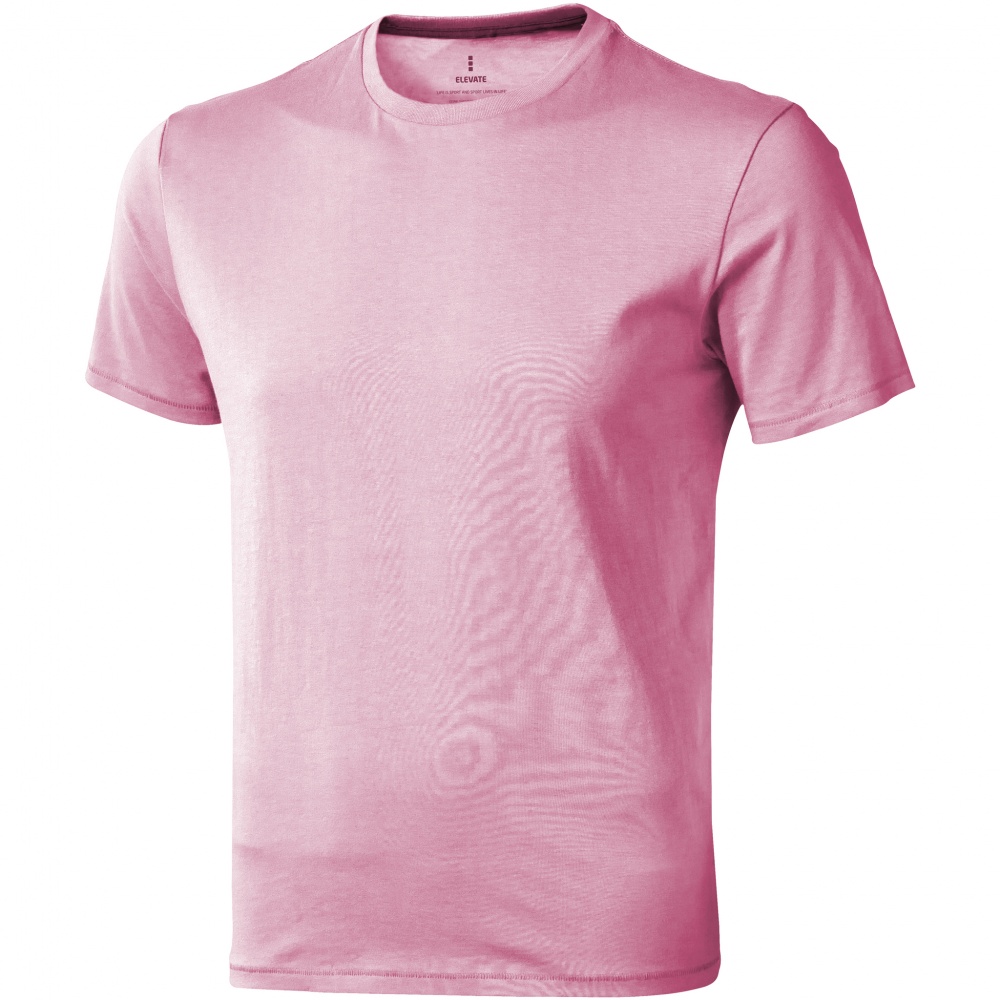Logo trade liikelahjat mainoslahjat kuva: Nanaimo T-paita, lyhythihainen, vaaleanpunainen