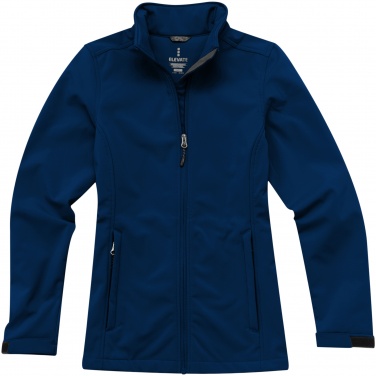 Logo trade liikelahjat tuotekuva: Maxson softshell -takki, naisten, tummansininen