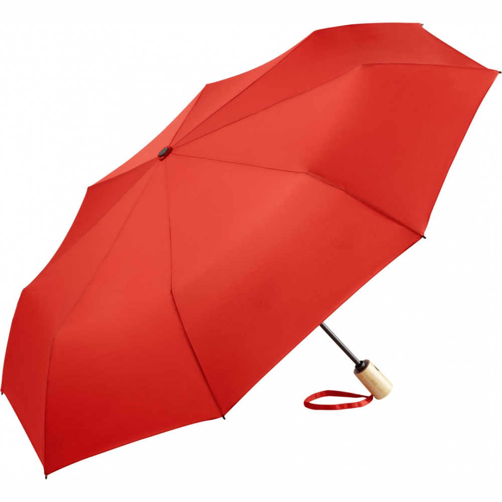 Logotrade mainoslahjat ja liikelahjat tuotekuva: AOC mini vihmavari ÖkoBrella 5429, punane