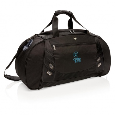 Logo trade liikelahja kuva: Meene: Swiss Peak weekend/sports bag, black