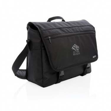 Logo trade liikelahjat tuotekuva: Reklaamkingitus: Swiss Peak RFID 15" laptop messenger bag PVC free, black