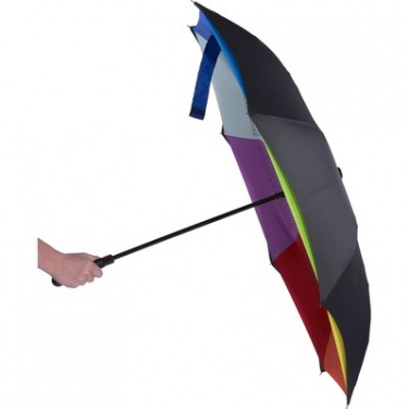 Logo trade mainoslahja ja liikelahja tuotekuva: Käännettävä automaattinen sateenvarjo AX, värillinen