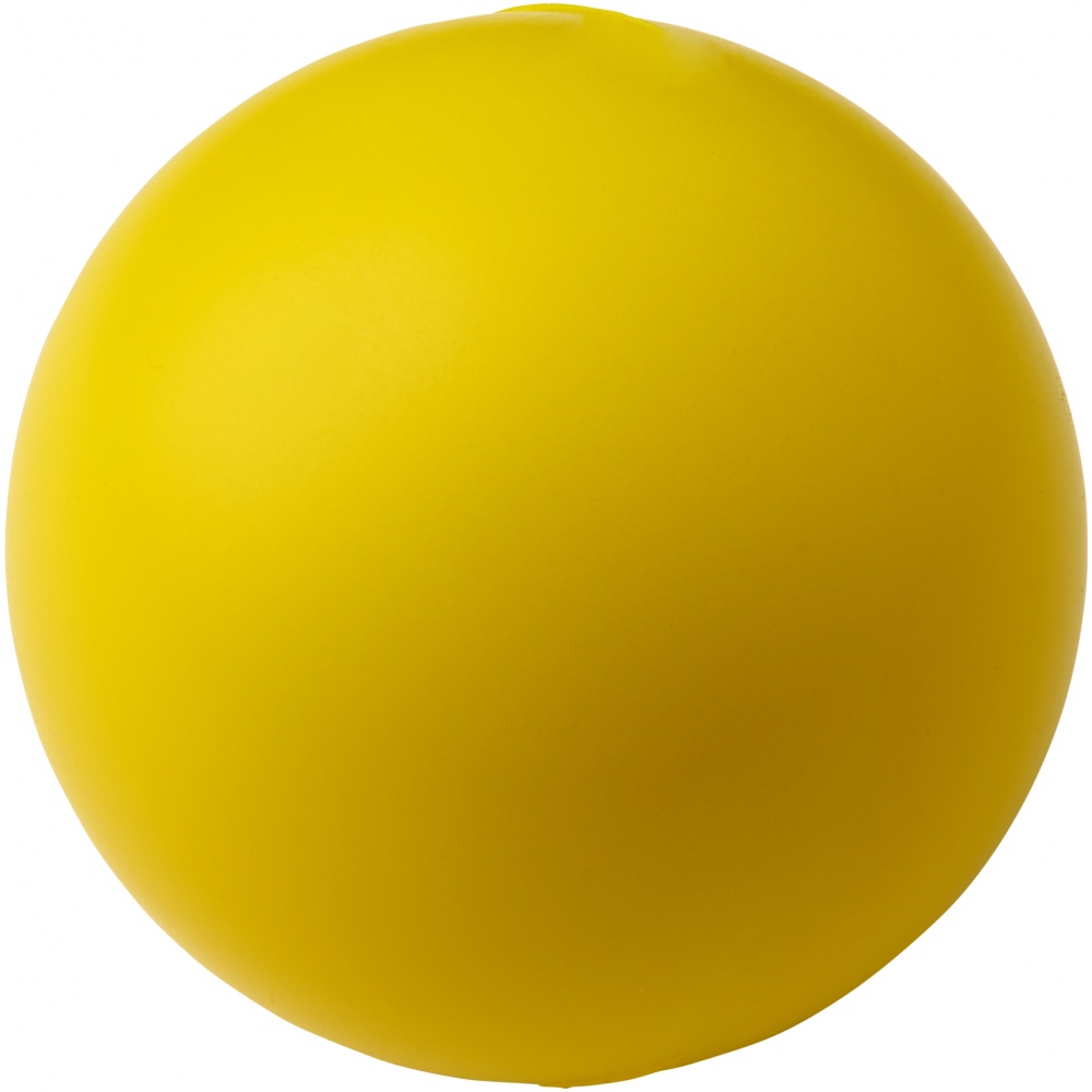 Logotrade mainoslahjat kuva: Cool-stressilelu, pyöreä, keltainen