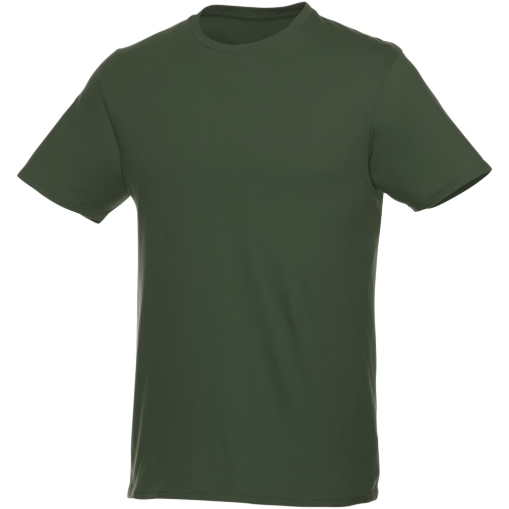 Logo trade mainostuote kuva: Heros-t-paita, lyhyet hihat, unisex, vihreä