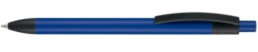 Logotrade liikelahjat mainoslahjat tuotekuva: Kynä soft touch Capri, tummansininen
