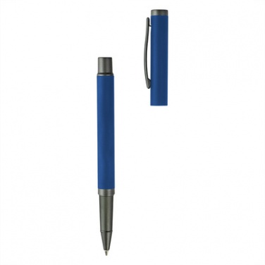 Logo trade liikelahja mainoslahja tuotekuva: Komplekt: pastakas ja tindipliiats, sinine