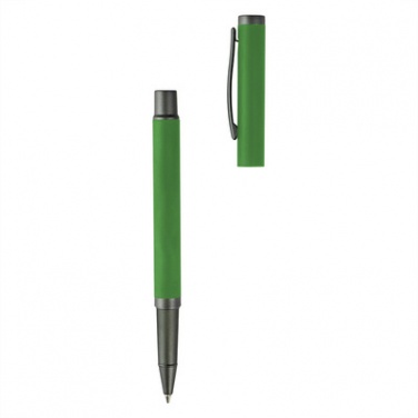 Logo trade mainostuotet tuotekuva: Komplekt: pastakas ja tindipliiats, roheline