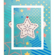 CreaX Christmas card, star