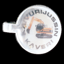 Logotrade liikelahja tuotekuva: Magnet helkur, ümmargune 111 x 45 mm