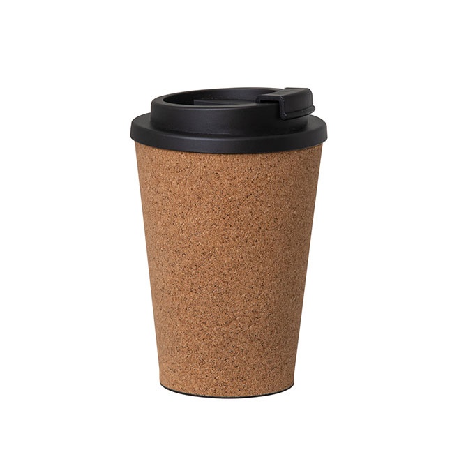 Logo trade liikelahjat tuotekuva: Korgist ja maisist kohvitops, 500 ml, pruun