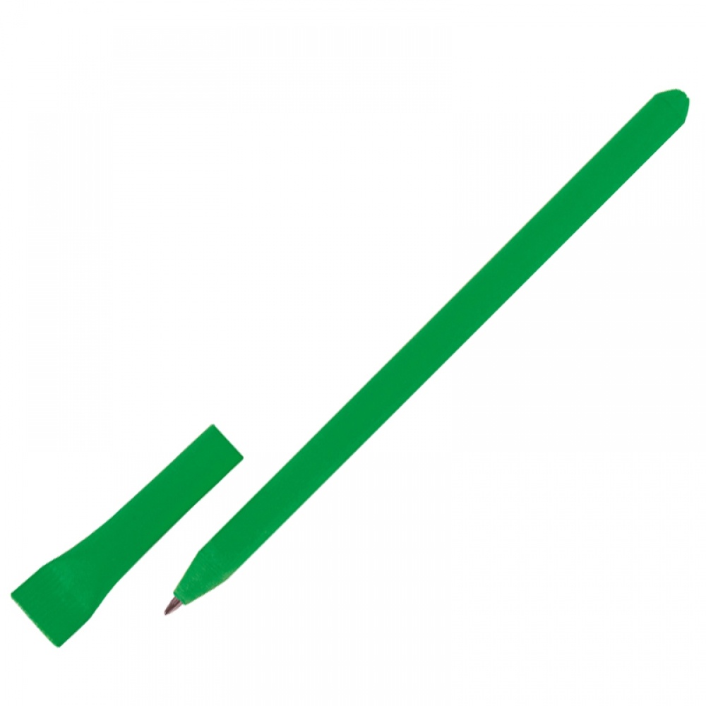 Logotrade mainoslahjat kuva: Paberist pastapliiats, roheline