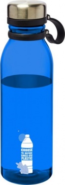 Logo trade mainoslahja ja liikelahja tuotekuva: 800 ml:n Darya Tritan™ -juomapullo, sininen