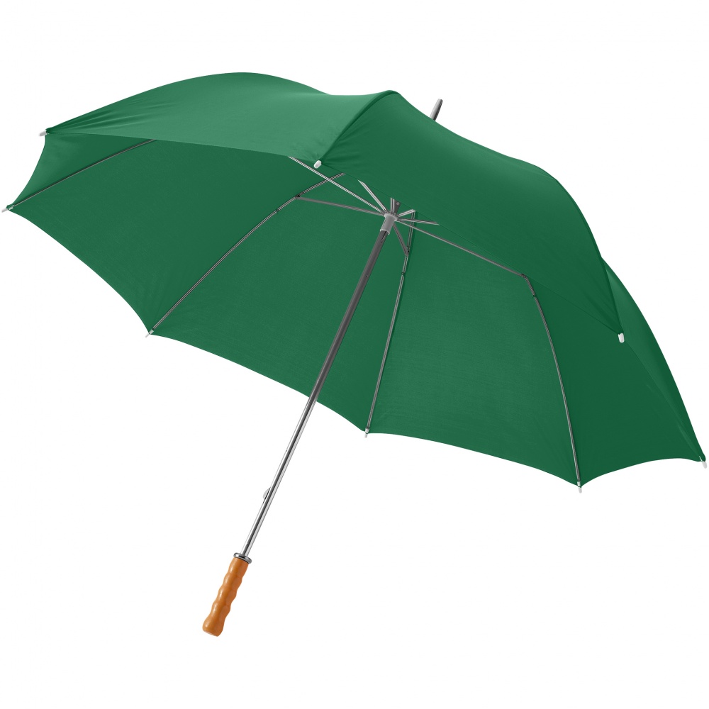Logo trade liikelahja mainoslahja tuotekuva: 30" Karl golf sateenvarjo, vihreä